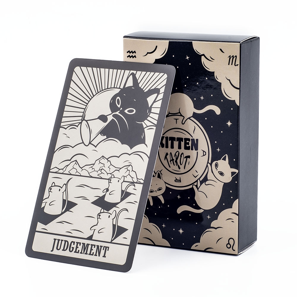 Tarot Deck With Guidebook - Колода карт Таро «Котенок», 78 карт,