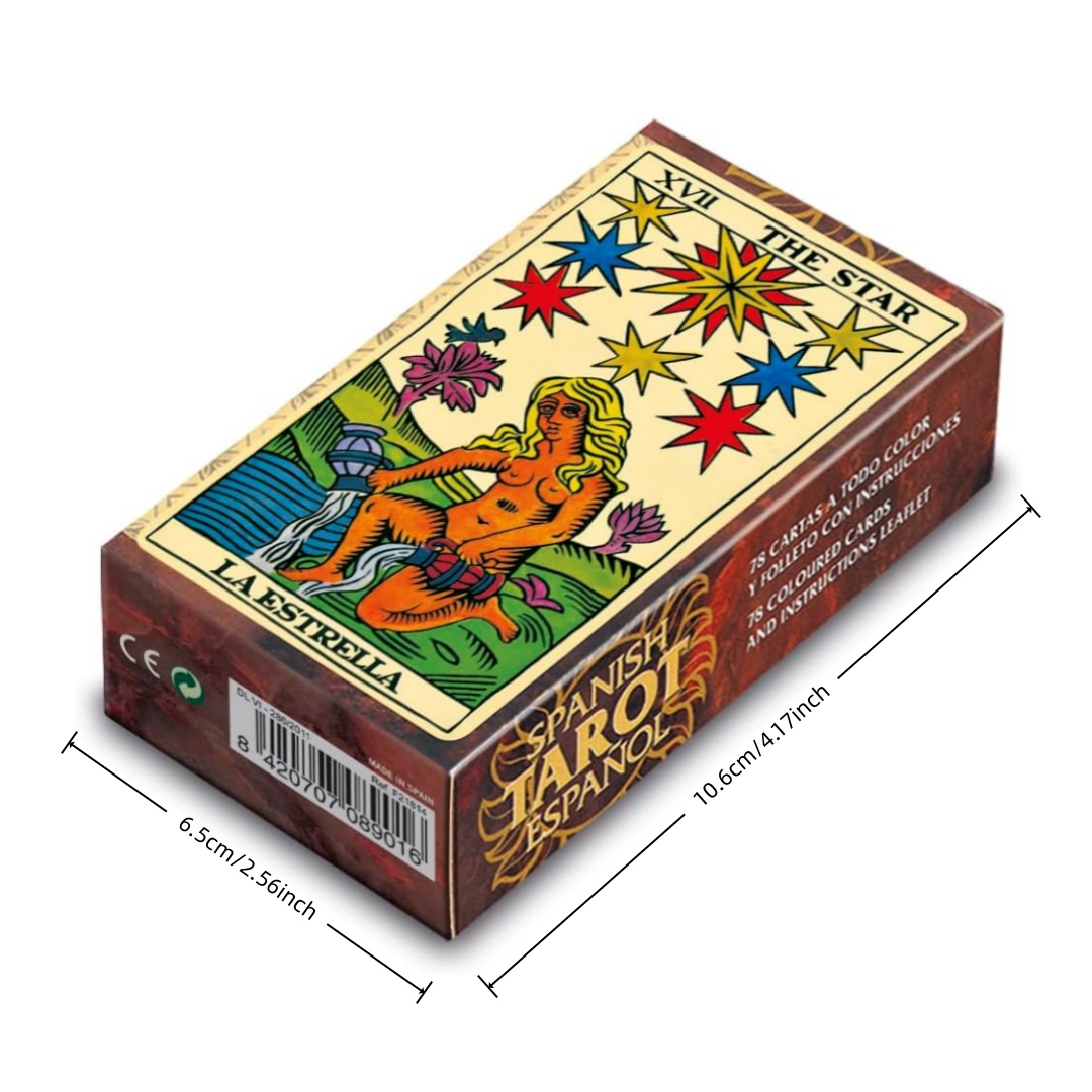 Tarot Deck With Guidebook - 78 карт. Классические карты Таро Марсель.
