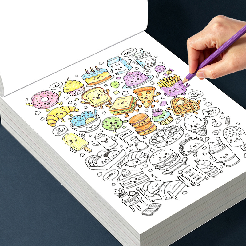 Adult Coloring Book Stress Relief - 16 страниц. Книга для раскрашивания для