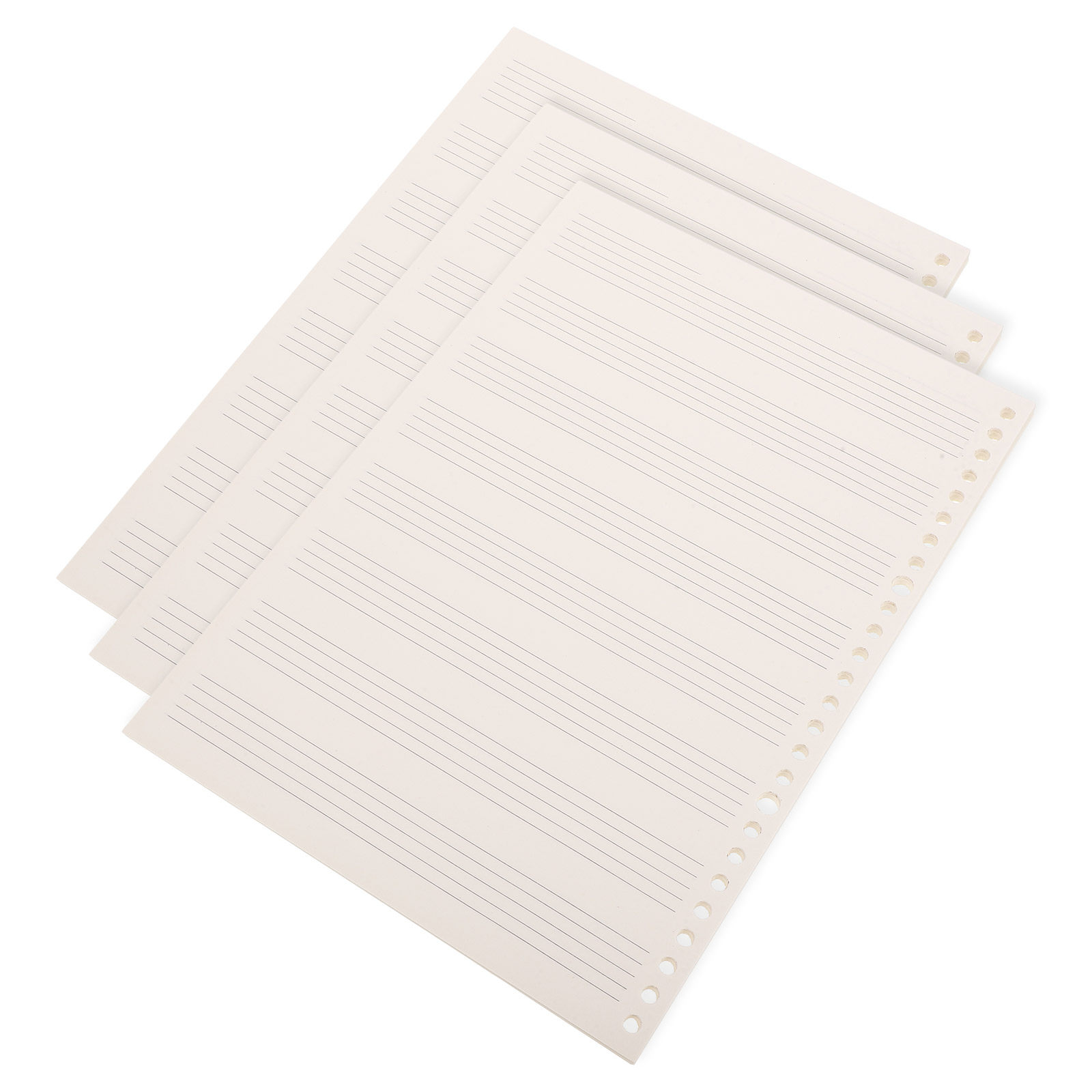 Blank Sheet Music Notebook - 3 шт. компактных съемных блокнотов для