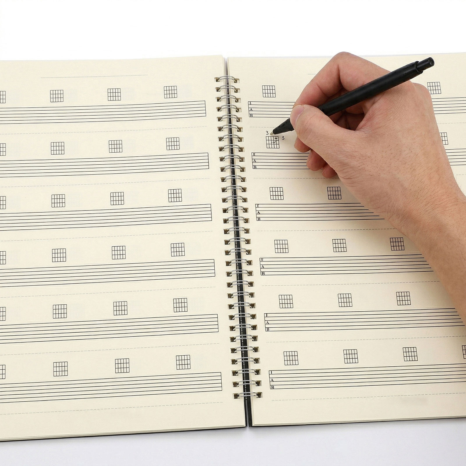 Blank Sheet Music Notebook - 2 шт. блокнот для записей гитарных