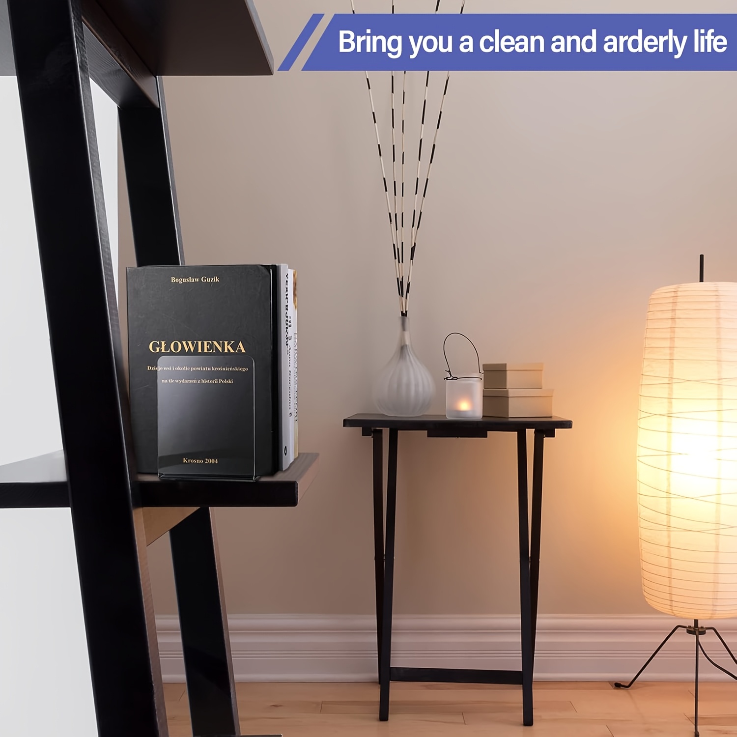 Clear Acrylic Book Stand Holder - 8 прозрачных акриловых держателей для книг,