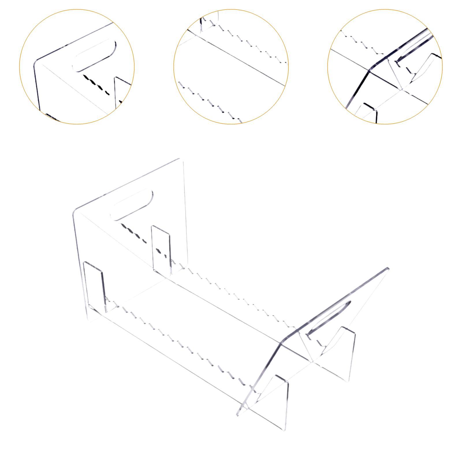 Clear Acrylic Book Stand Holder - Подставка для виниловых пластинок из акрила,