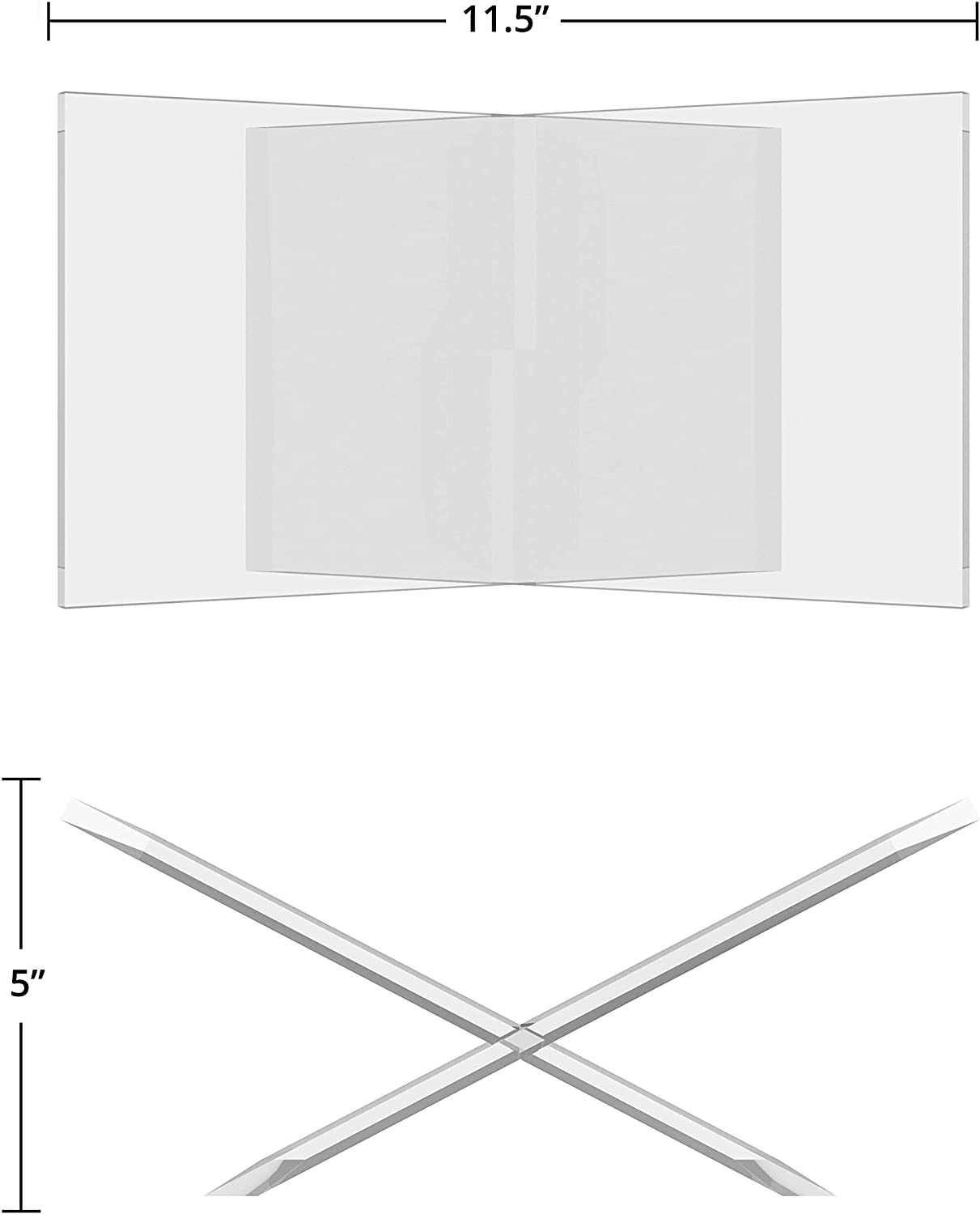 Прозрачная акриловая подставка – обзор и цена Clear Acrylic Book Stand Holder