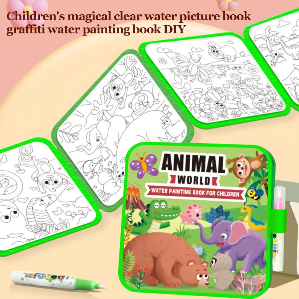 Волшебная книга для рисования  – обзор и цена Reusable Water Magic Coloring Book