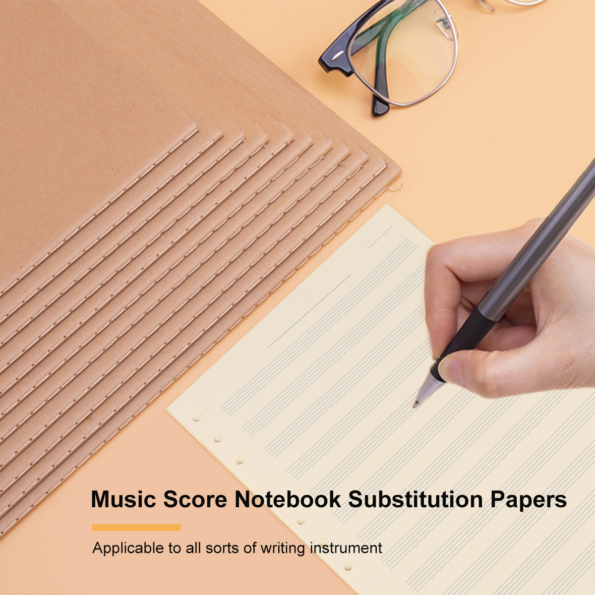 100 листов бумаги для нот, 5-л – обзор и цена Blank Sheet Music Notebook